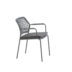 Barista Dining Stoel - Blauw - Incl. Kussen -Tuin Magisch Verkoop barista dining stoel blauw incl kussen 4 3