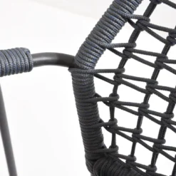 Barista Dining Stoel - Blauw - Incl. Kussen -Tuin Magisch Verkoop barista dining stoel blauw incl kussen 5 3