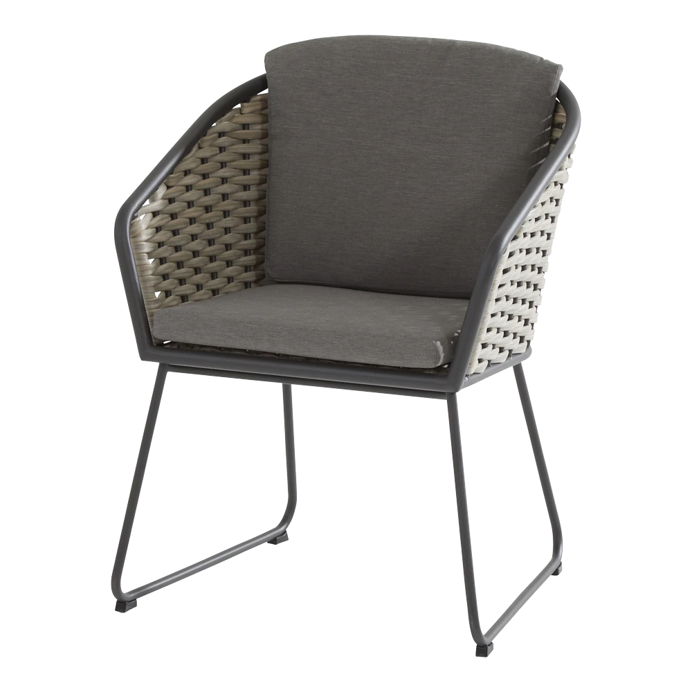 Bo Dining Stoel - Incl. Kussens 1 Bo Dining Stoel - Incl. Kussens