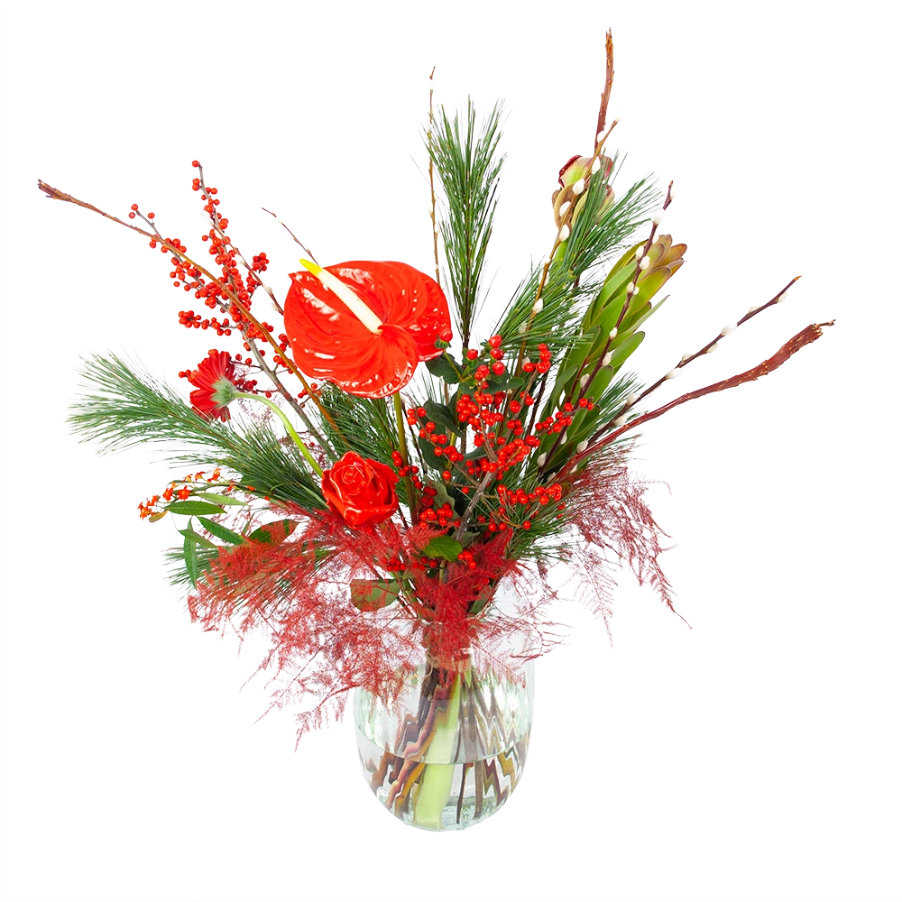 Boeket Winterwonderland Middel 1 Boeket Winterwonderland Middel