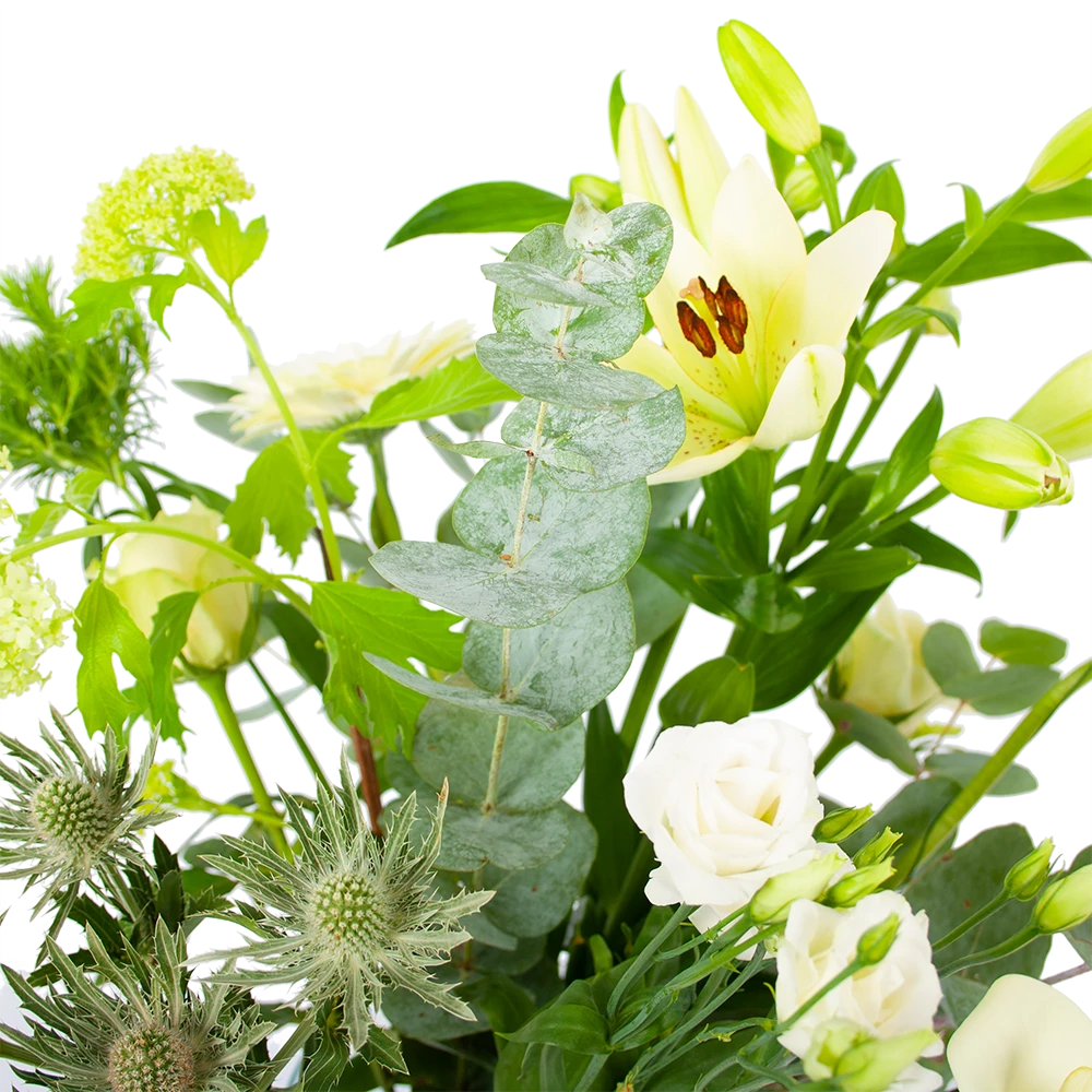 Boeket Wit Gebaar Middel 3 Boeket Wit Gebaar Middel - Afbeelding 3