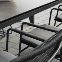 Elba Dining Stoel - Antraciet - Incl. Kussen -Tuin Magisch Verkoop elba dining stoel antraciet incl kussen 4 3