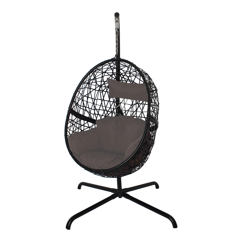 Hangstoel Laos - Zwart/Antraciet 1 Hangstoel Laos - Zwart/Antraciet