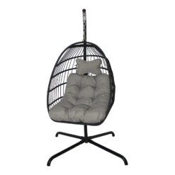 Hangstoel Norway - Inklapbaar - Zwart/Grijs