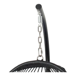 Hangstoel Norway - Inklapbaar - Zwart/Grijs -Tuin Magisch Verkoop hangstoel norway inklapbaar zwart grijs 4