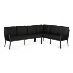 Liv Lounge Dining Set Right Black