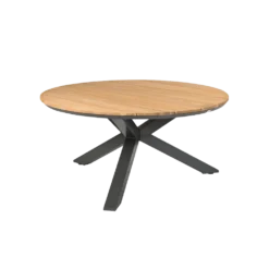 Omnigo Dining Tafel - 150 U00d8 Cm - Teak
