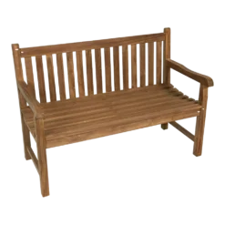 Teak Bank De Luxe - 130cm - Naturel