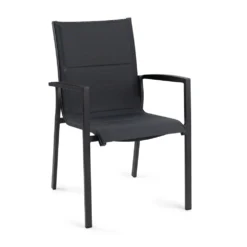 Tuinstoel Foxx - Alu Stapelbare Stoel - Charcoal