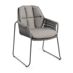 Tuinstoel Rivera - Dining Stoel - Charcoal