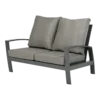Valencia Lounge 2-zitsbank - Charcoal