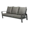 Valencia Lounge 3-zitsbank - Charcoal