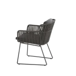 Vitali Dining Stoel - Antraciet - Incl. Kussens -Tuin Magisch Verkoop vitali dining stoel antraciet incl kussens 2 2