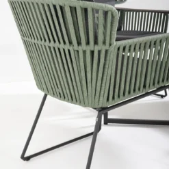 Vitali Dining Stoel - Groen - Incl. Kussens -Tuin Magisch Verkoop vitali dining stoel groen incl kussens 5 2